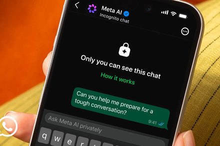 WhatsApp lance un mode privé pour discuter avec l'IA Meta