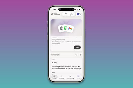 Willow supprime la limite de dictée IA gratuite sur iPhone